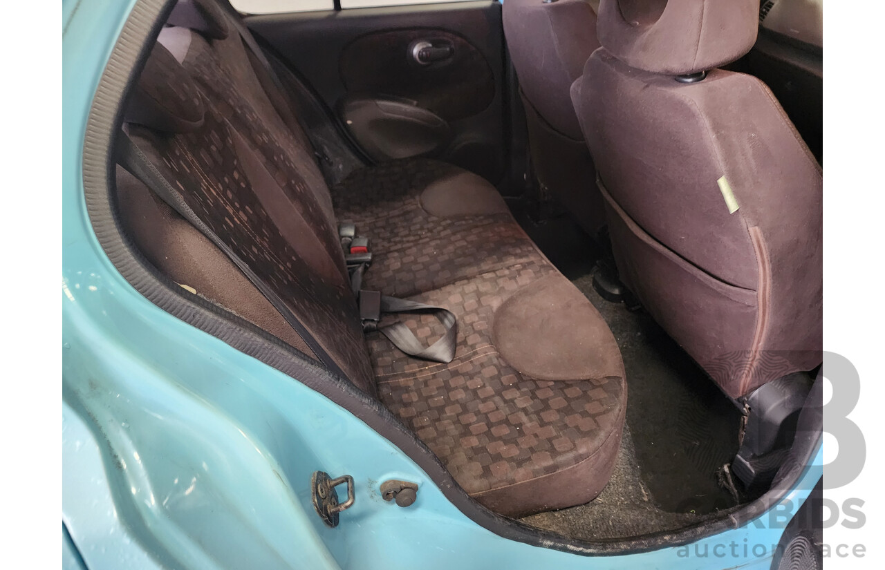 09/2008 Nissan Micra  K12 5d Hatchback Blue 1.4L
