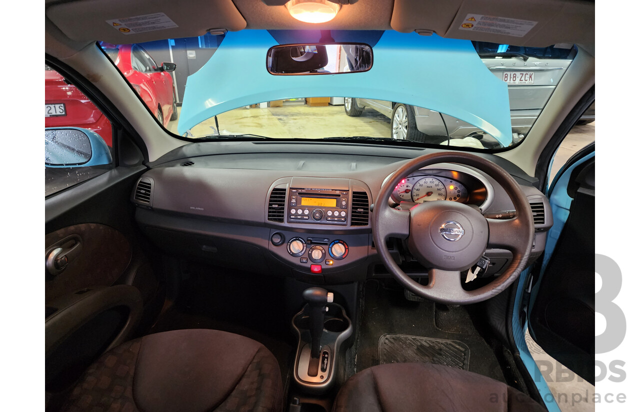 09/2008 Nissan Micra  K12 5d Hatchback Blue 1.4L