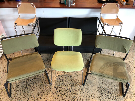 Occasional Chairs + Stools - Lot of 8