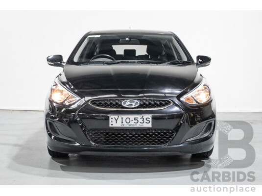 04/2018 Hyundai Accent Sport RB6 MY18 5D Hatchback Phantom Black 1.6L