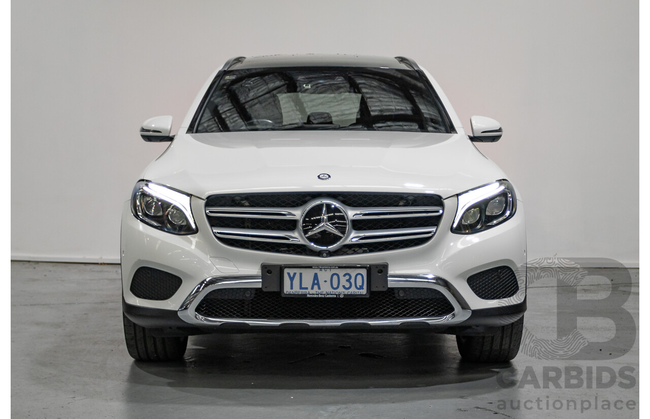 12/2015 Mercedes-Benz GLC 250d (AWD) 253 4D Wagon Polar White Turbo Diesel 2.1L