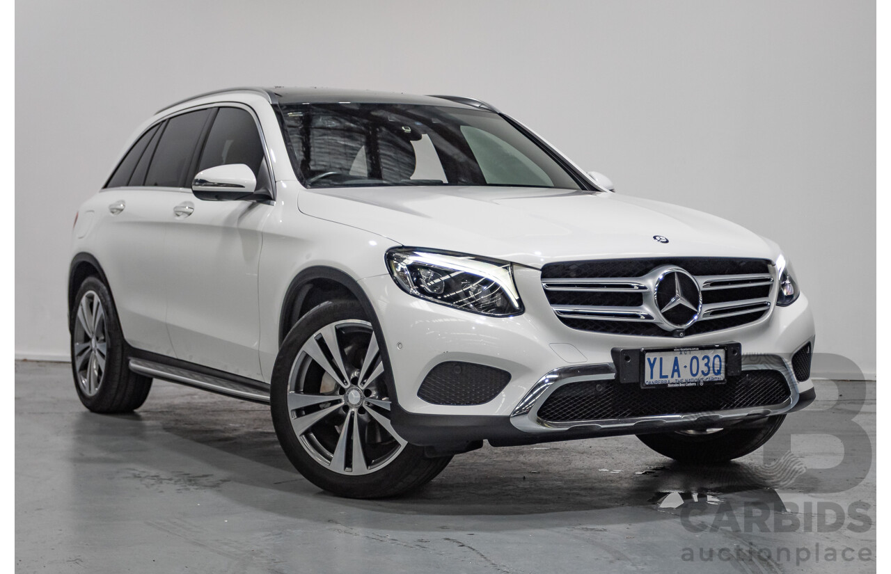 12/2015 Mercedes-Benz GLC 250d (AWD) 253 4D Wagon Polar White Turbo Diesel 2.1L