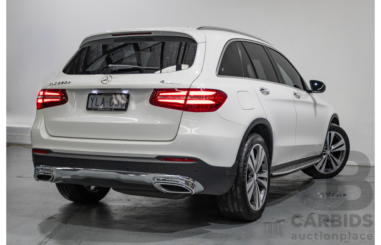 12/2015 Mercedes-Benz GLC 250d (AWD) 253 4D Wagon Polar White Turbo Diesel 2.1L