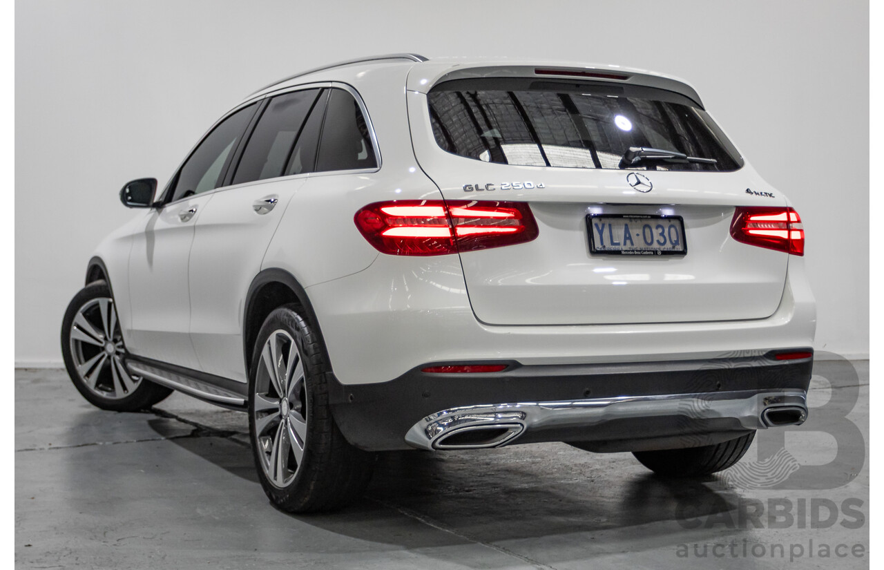 12/2015 Mercedes-Benz GLC 250d (AWD) 253 4D Wagon Polar White Turbo Diesel 2.1L
