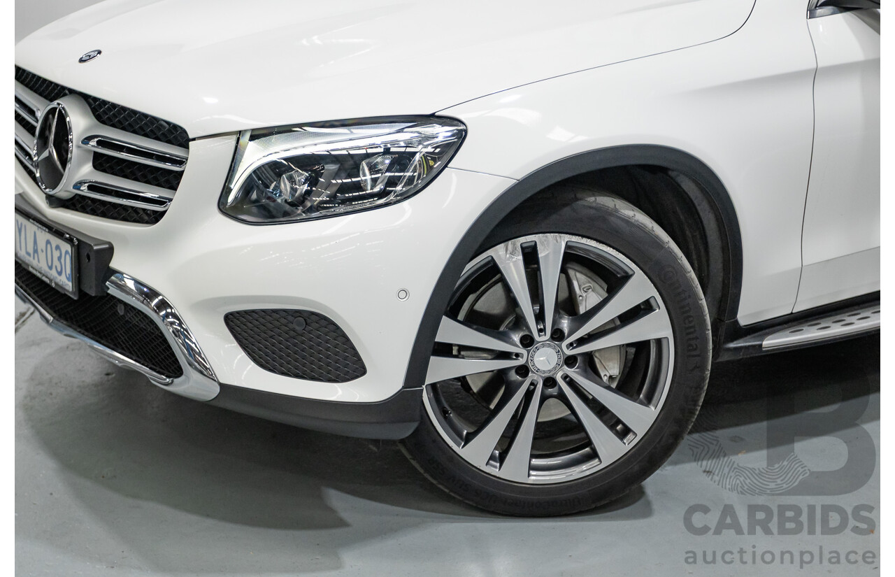 12/2015 Mercedes-Benz GLC 250d (AWD) 253 4D Wagon Polar White Turbo Diesel 2.1L