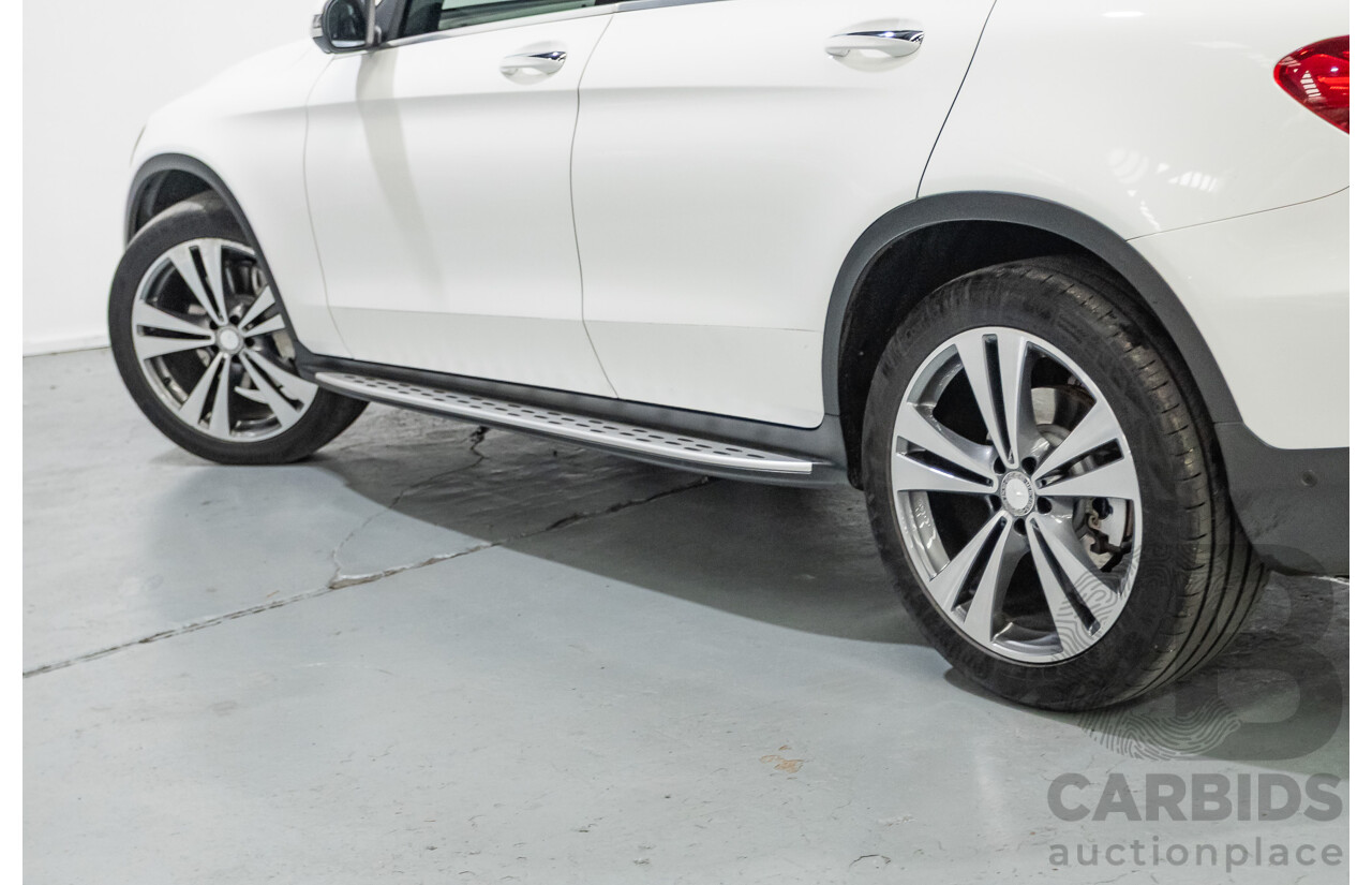 12/2015 Mercedes-Benz GLC 250d (AWD) 253 4D Wagon Polar White Turbo Diesel 2.1L
