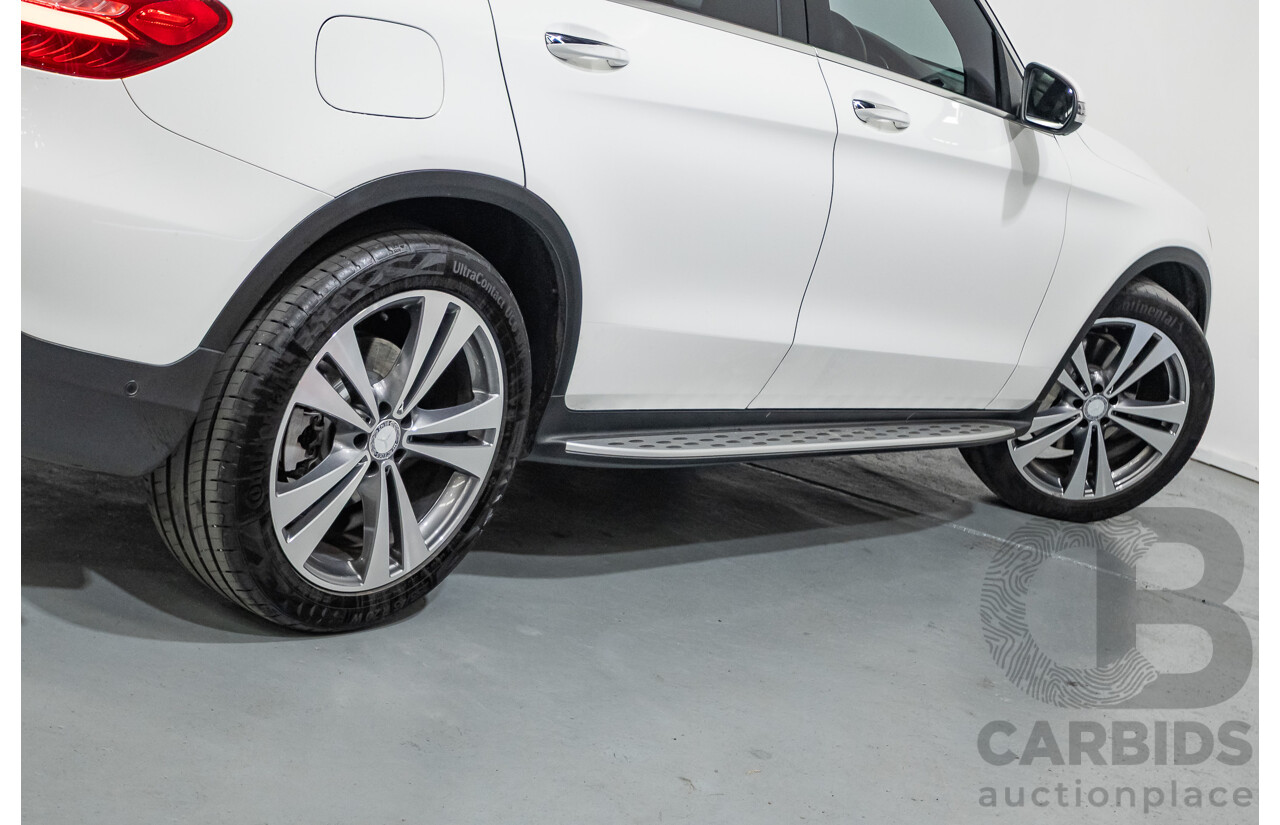 12/2015 Mercedes-Benz GLC 250d (AWD) 253 4D Wagon Polar White Turbo Diesel 2.1L