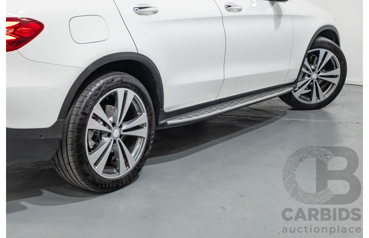 12/2015 Mercedes-Benz GLC 250d (AWD) 253 4D Wagon Polar White Turbo Diesel 2.1L