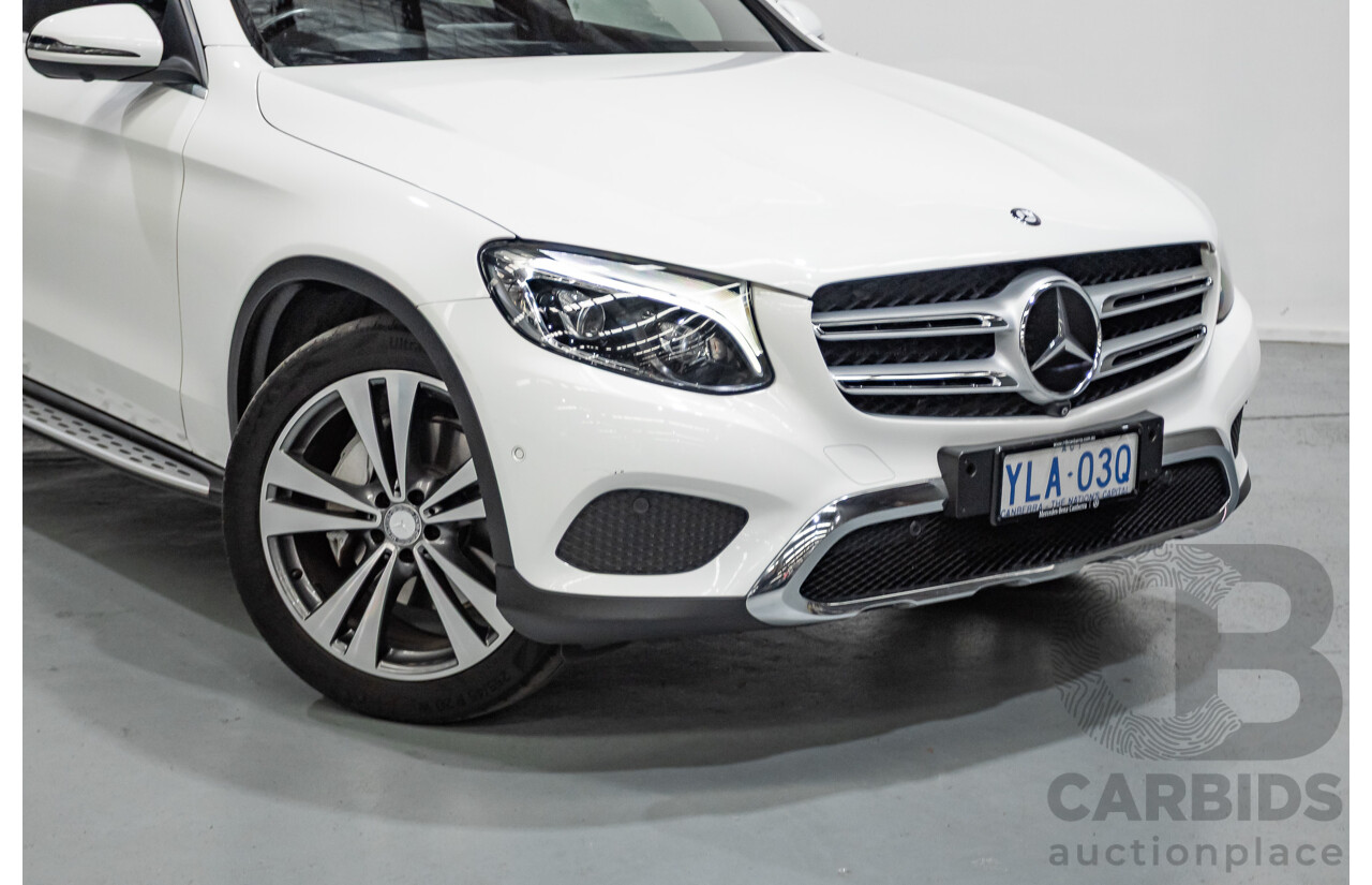 12/2015 Mercedes-Benz GLC 250d (AWD) 253 4D Wagon Polar White Turbo Diesel 2.1L