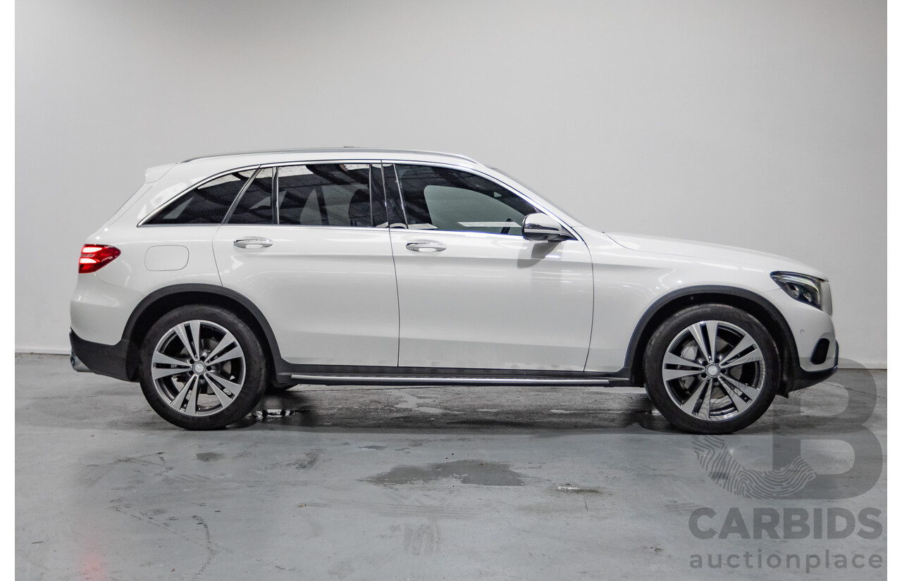 12/2015 Mercedes-Benz GLC 250d (AWD) 253 4D Wagon Polar White Turbo Diesel 2.1L
