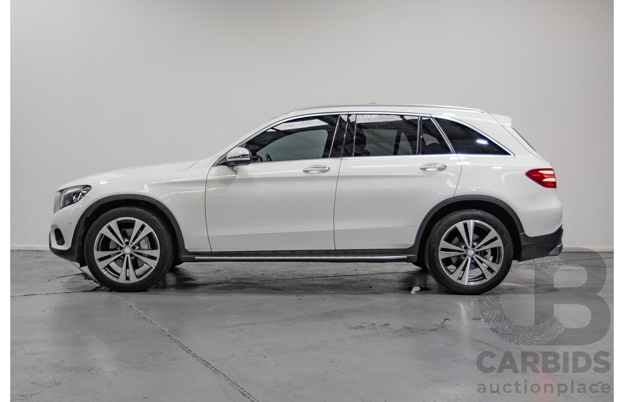 12/2015 Mercedes-Benz GLC 250d (AWD) 253 4D Wagon Polar White Turbo Diesel 2.1L