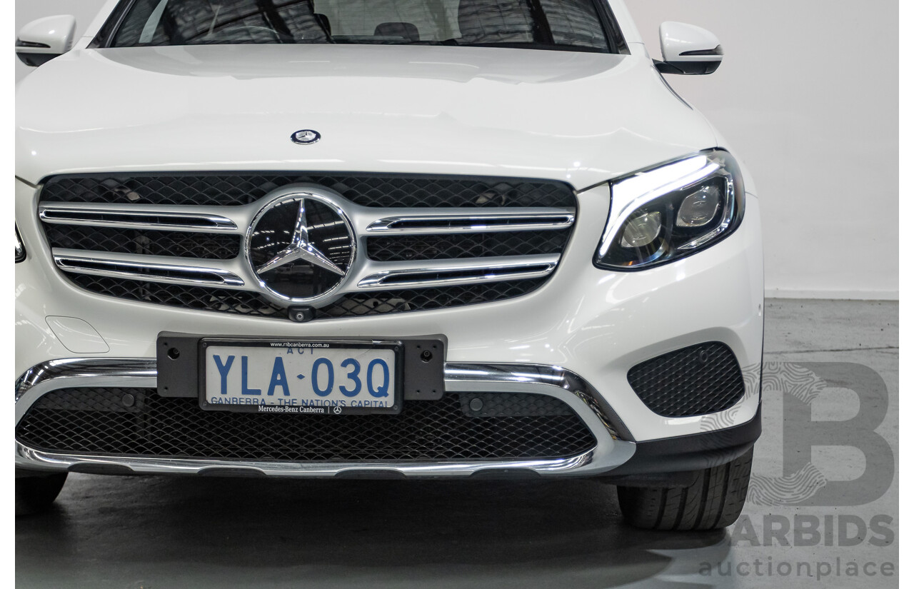 12/2015 Mercedes-Benz GLC 250d (AWD) 253 4D Wagon Polar White Turbo Diesel 2.1L