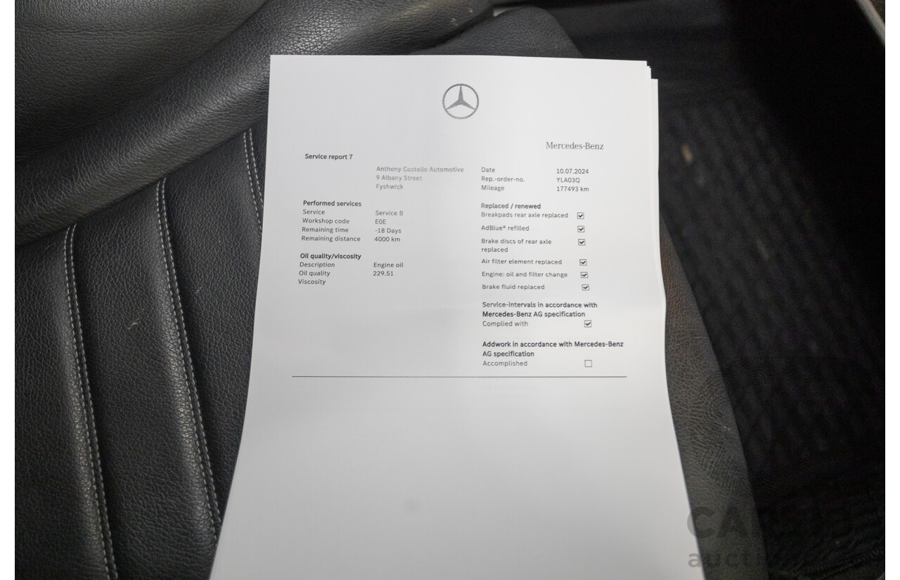 12/2015 Mercedes-Benz GLC 250d (AWD) 253 4D Wagon Polar White Turbo Diesel 2.1L