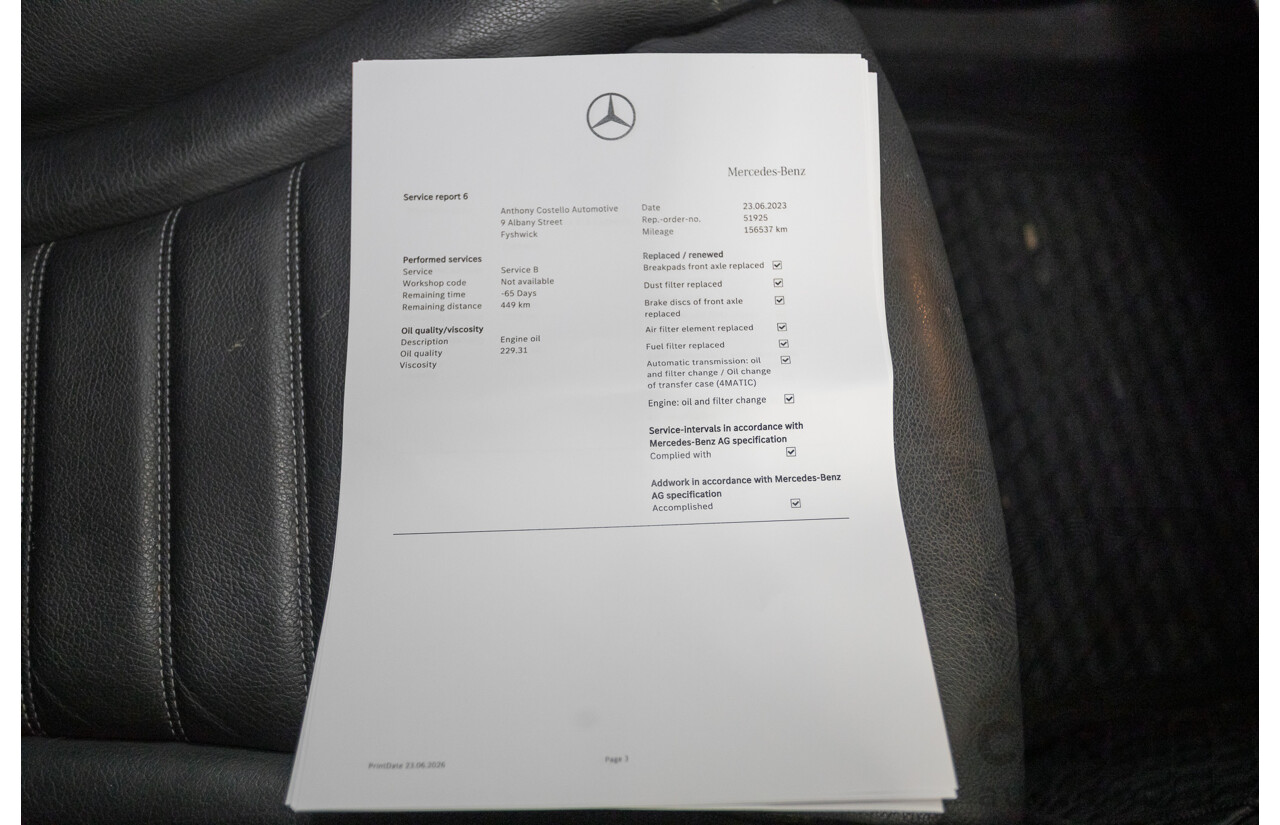 12/2015 Mercedes-Benz GLC 250d (AWD) 253 4D Wagon Polar White Turbo Diesel 2.1L