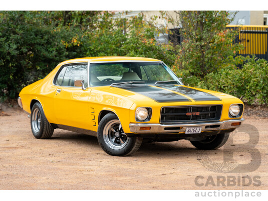 11/1973 Holden HQ Monaro LS 2d Coupe Yellow / Black LS1 V8 5.7L - Modified