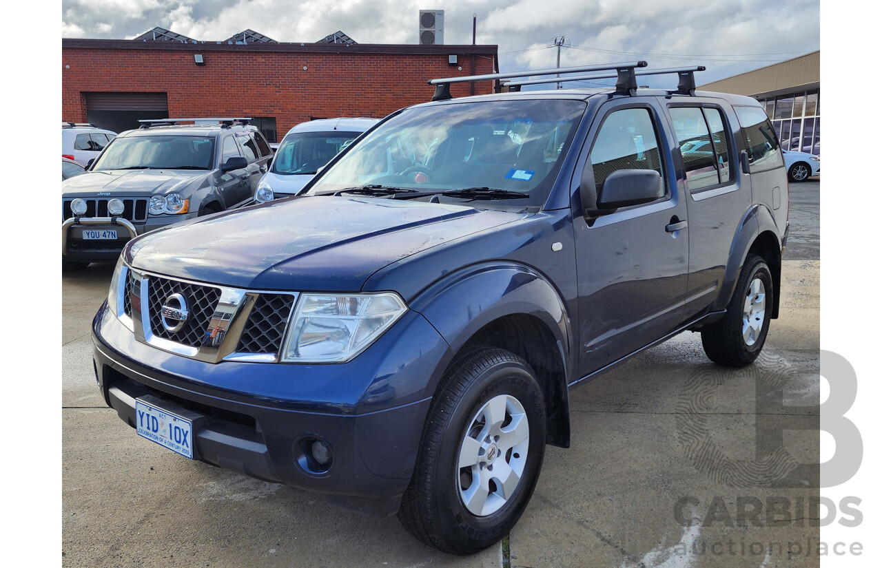 02/2006 Nissan Pathfinder ST (4x4) R51 4d Wagon Blue 2.5L