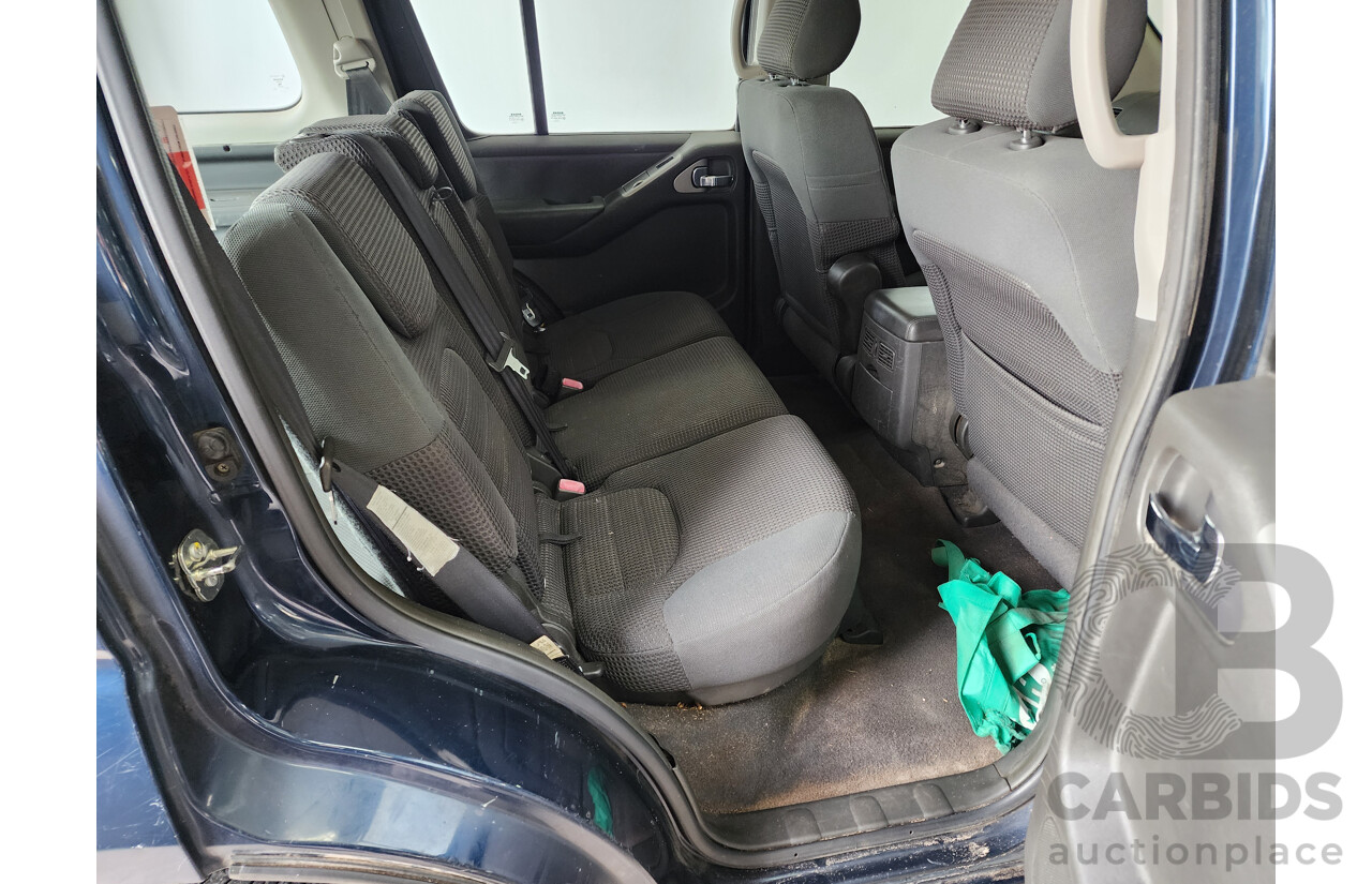 02/2006 Nissan Pathfinder ST (4x4) R51 4d Wagon Blue 2.5L