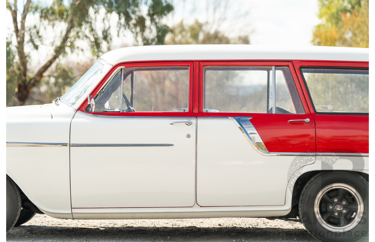01/1958 Holden FC Special Station Sedan 4d Wagon Red / White 202ci 3.3L