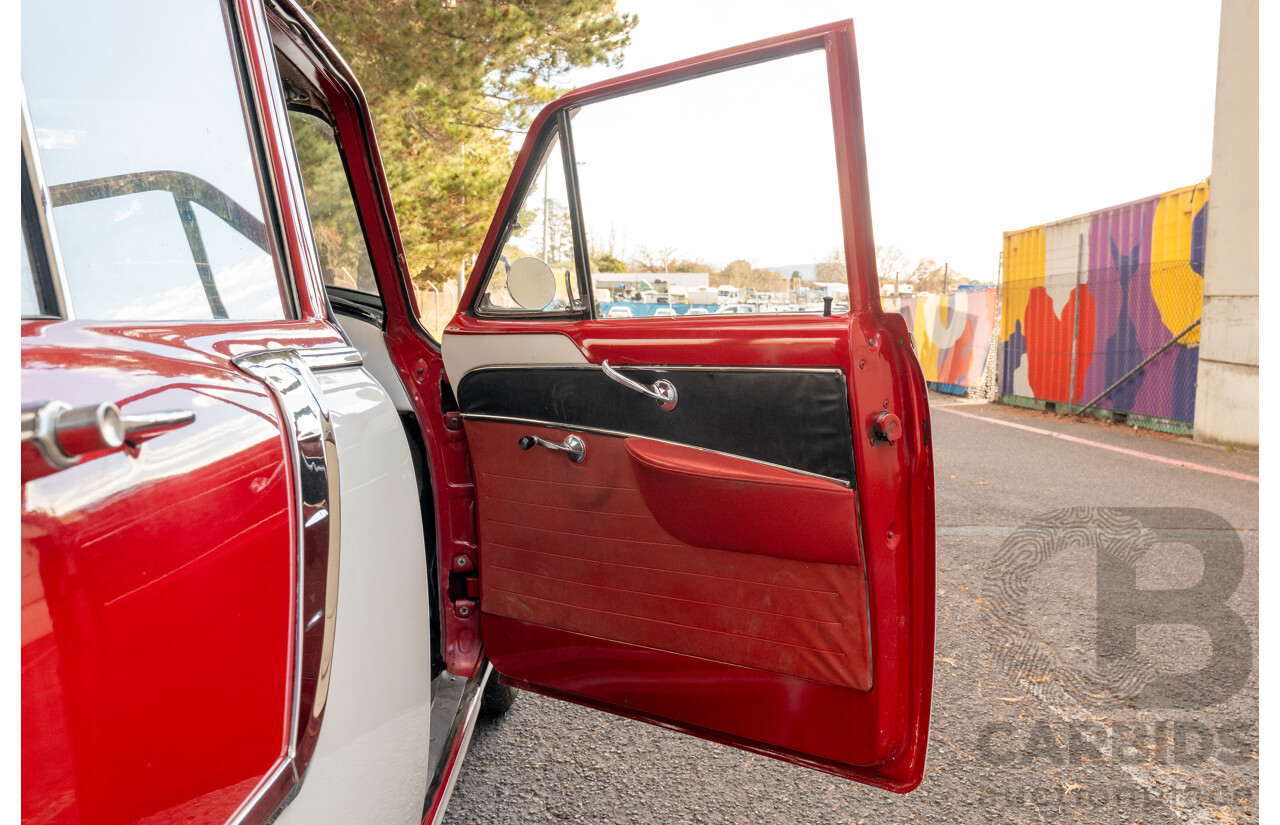 01/1958 Holden FC Special Station Sedan 4d Wagon Red / White 202ci 3.3L