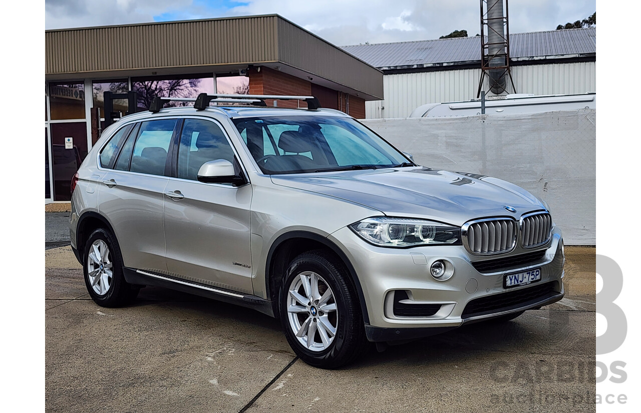03/2014 Bmw X5 Sdrive 25d F15 MY14 4d Wagon Silver 2.0L