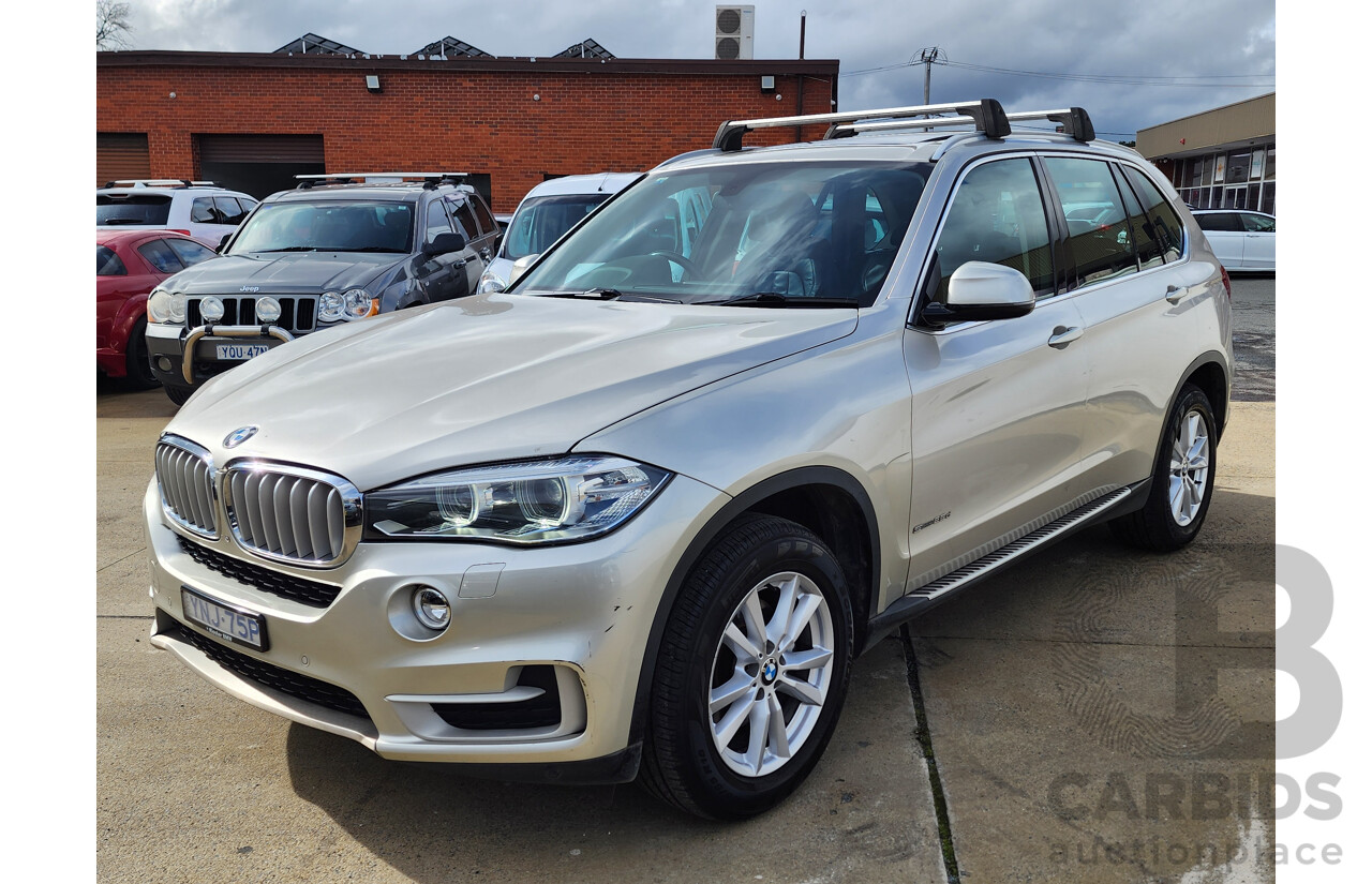 03/2014 Bmw X5 Sdrive 25d F15 MY14 4d Wagon Silver 2.0L