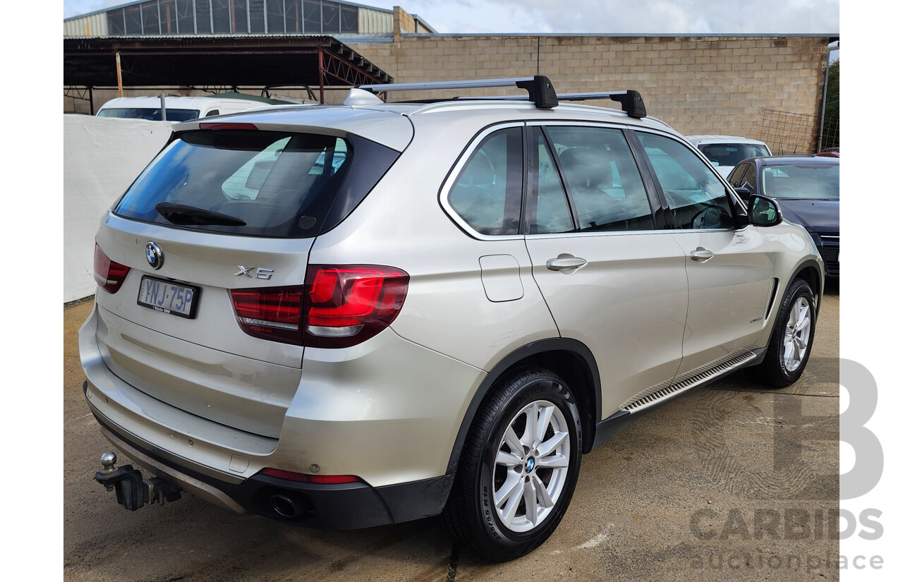 03/2014 Bmw X5 Sdrive 25d F15 MY14 4d Wagon Silver 2.0L