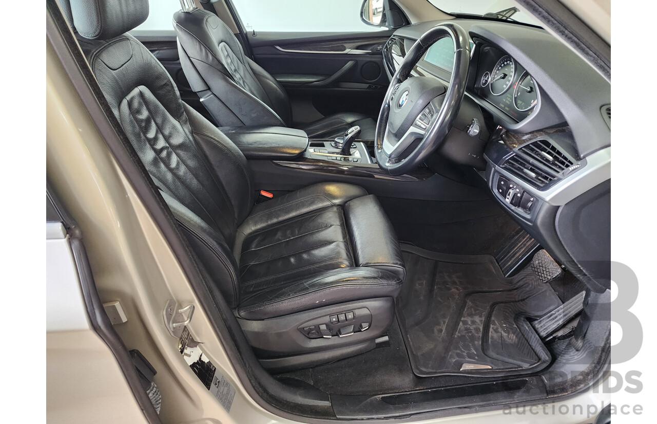 03/2014 Bmw X5 Sdrive 25d F15 MY14 4d Wagon Silver 2.0L