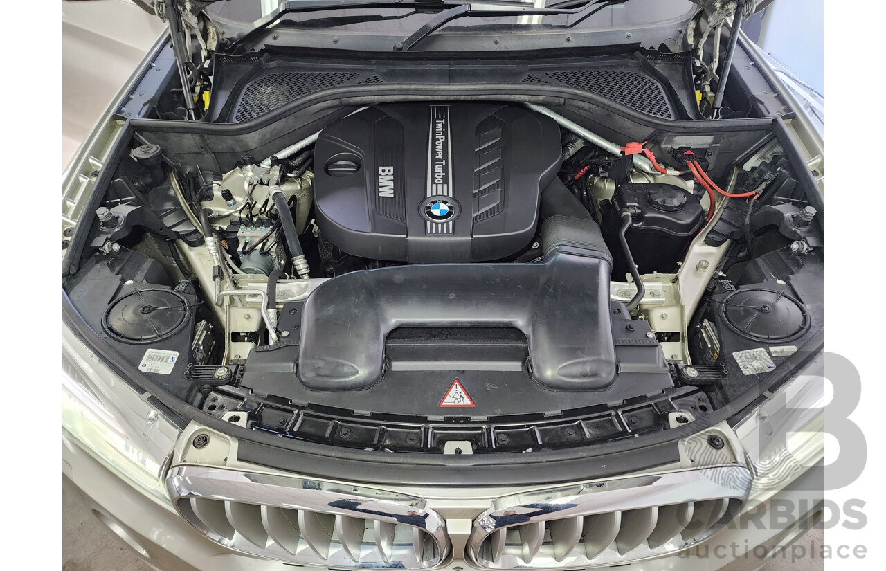 03/2014 Bmw X5 Sdrive 25d F15 MY14 4d Wagon Silver 2.0L