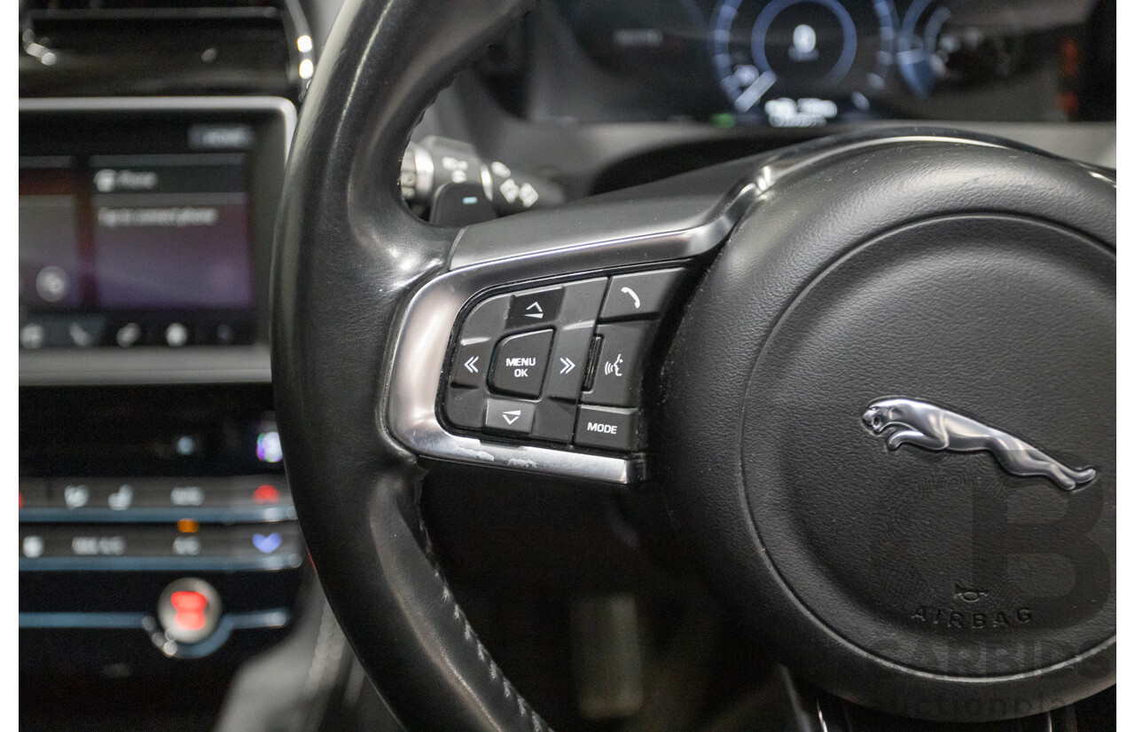 11/2016 Jaguar F-Pace 20d R-Sport (AWD) 4D Wagon Odyssey Red Turbo Diesel 2.0L