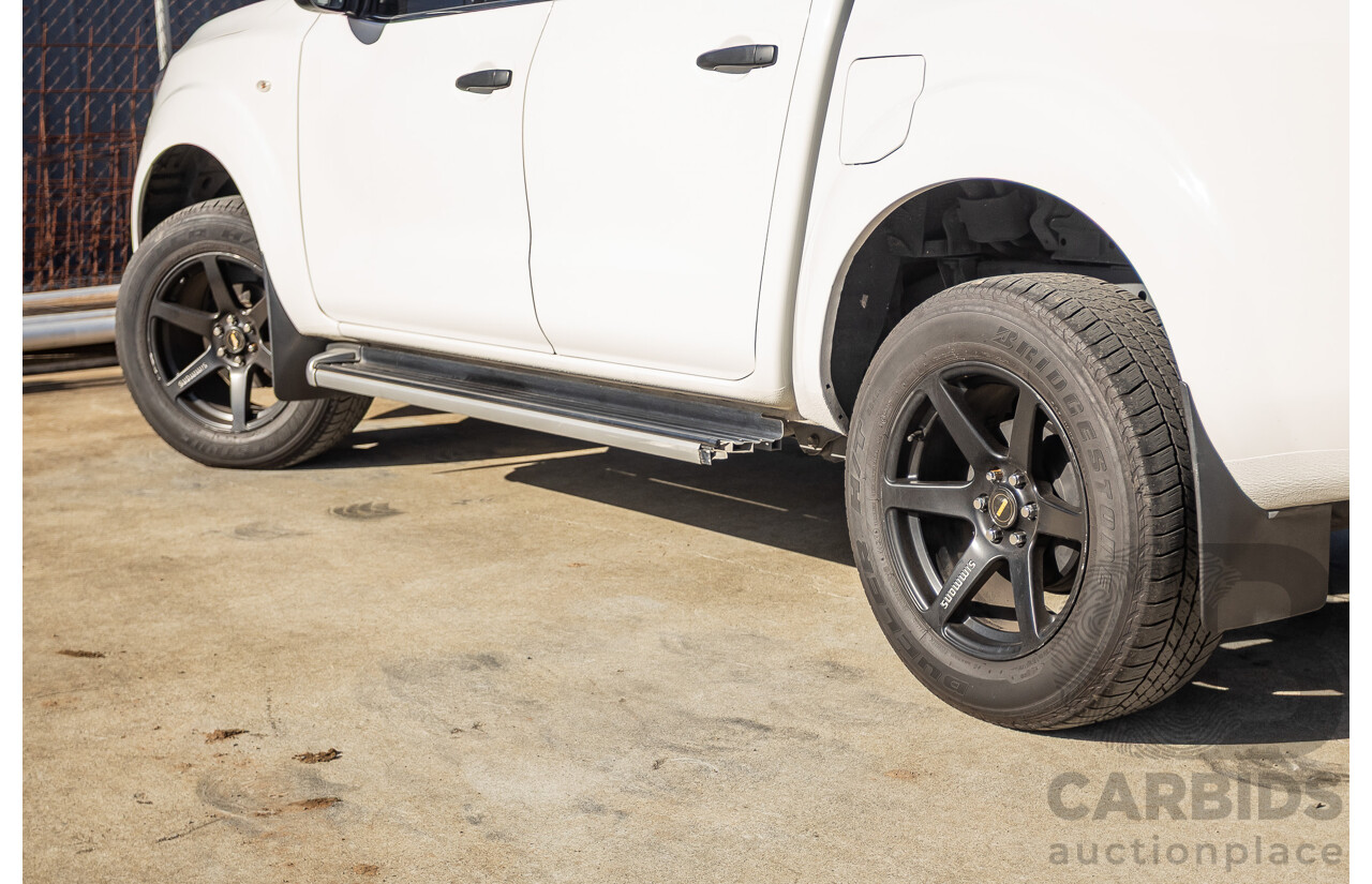 03/2017 Nissan Navara SL (4x4) D23 SERIES II Dual Cab Utility White Turbo Diesel 2.3L
