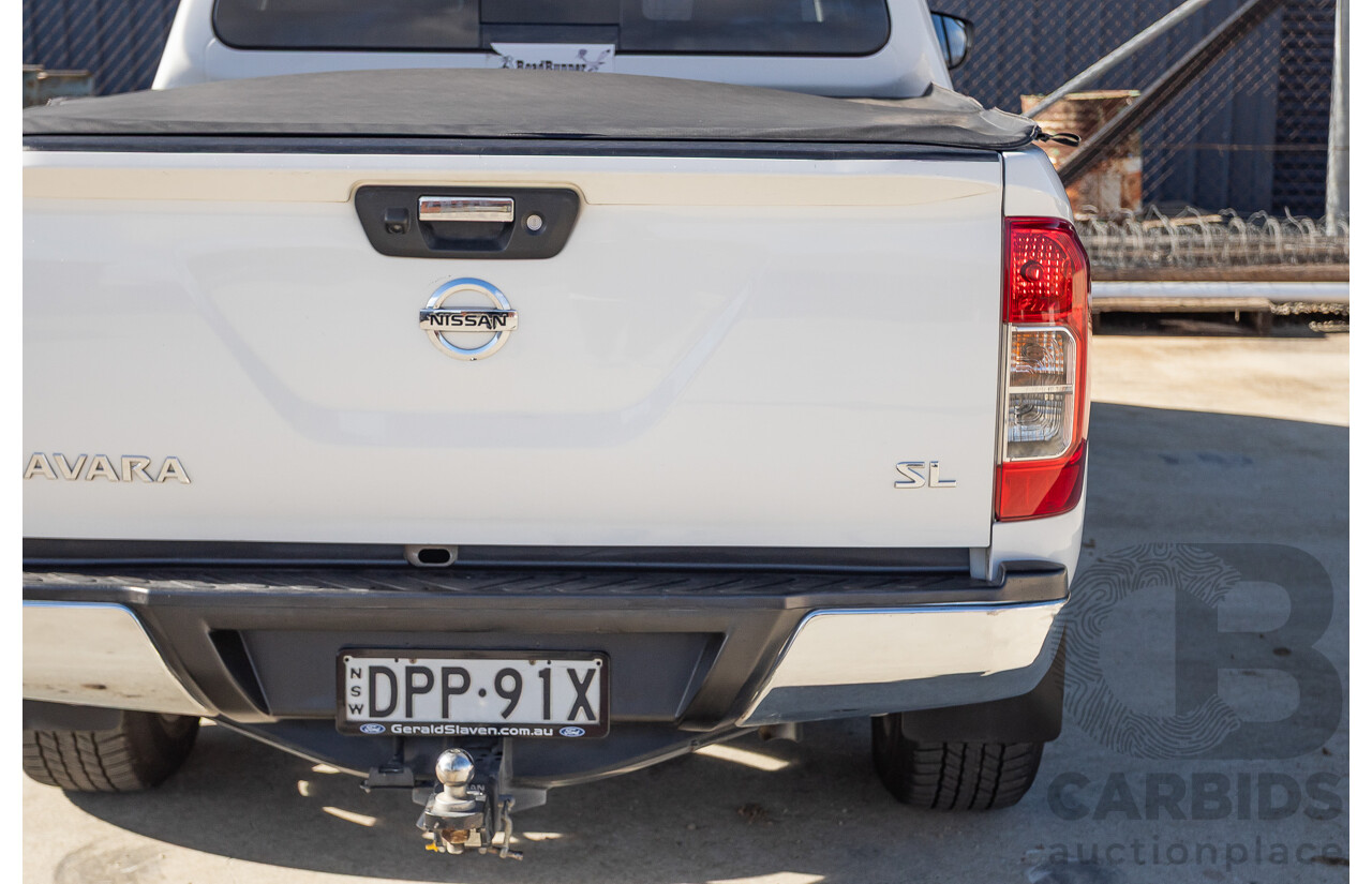 03/2017 Nissan Navara SL (4x4) D23 SERIES II Dual Cab Utility White Turbo Diesel 2.3L