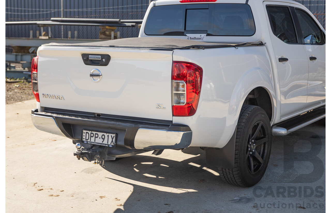 03/2017 Nissan Navara SL (4x4) D23 SERIES II Dual Cab Utility White Turbo Diesel 2.3L