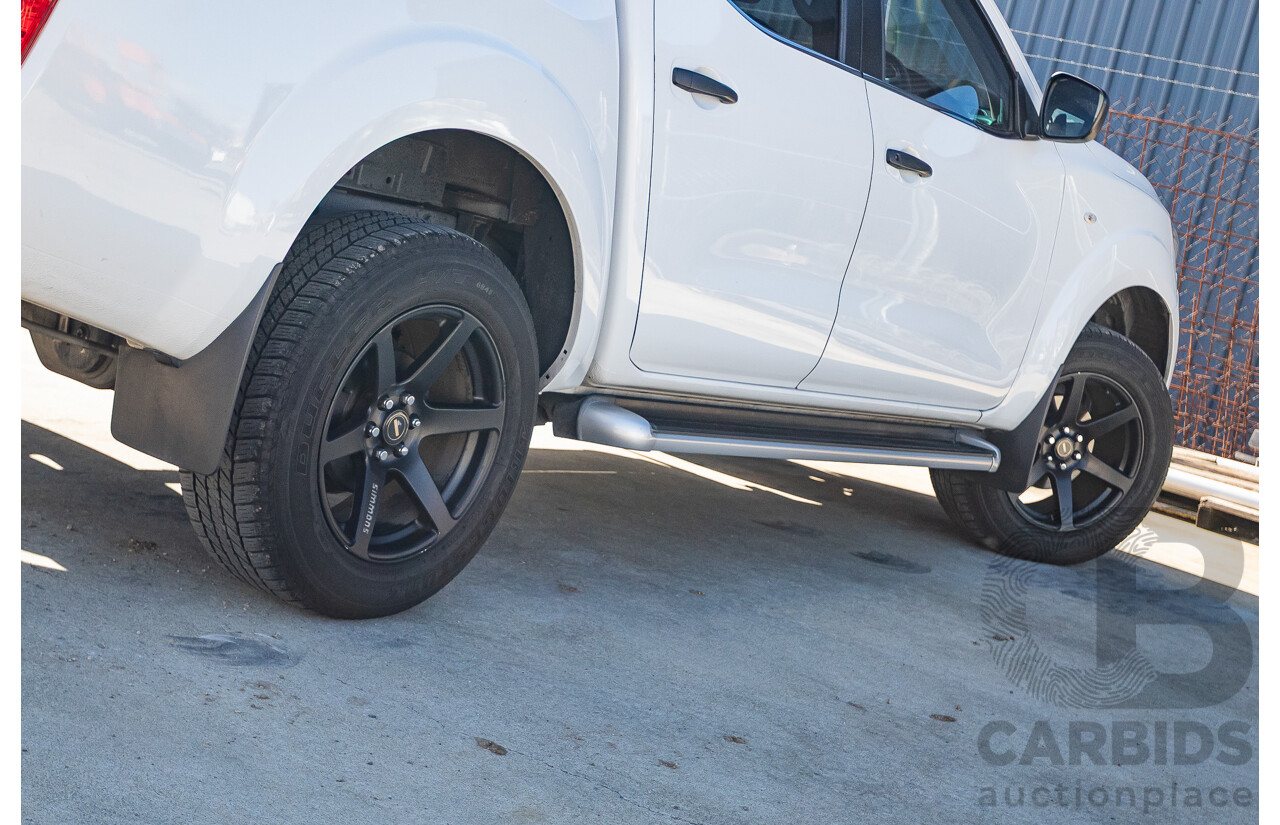 03/2017 Nissan Navara SL (4x4) D23 SERIES II Dual Cab Utility White Turbo Diesel 2.3L