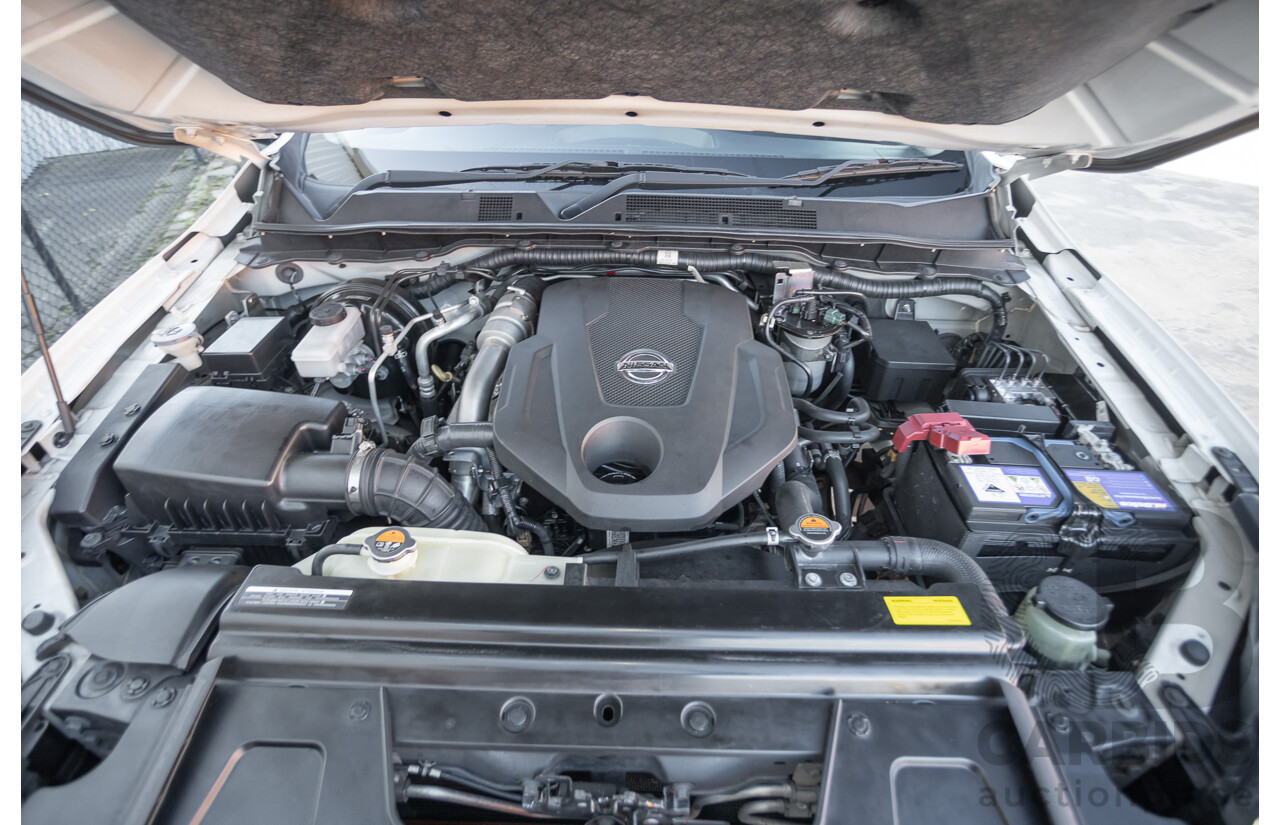 03/2017 Nissan Navara SL (4x4) D23 SERIES II Dual Cab Utility White Turbo Diesel 2.3L