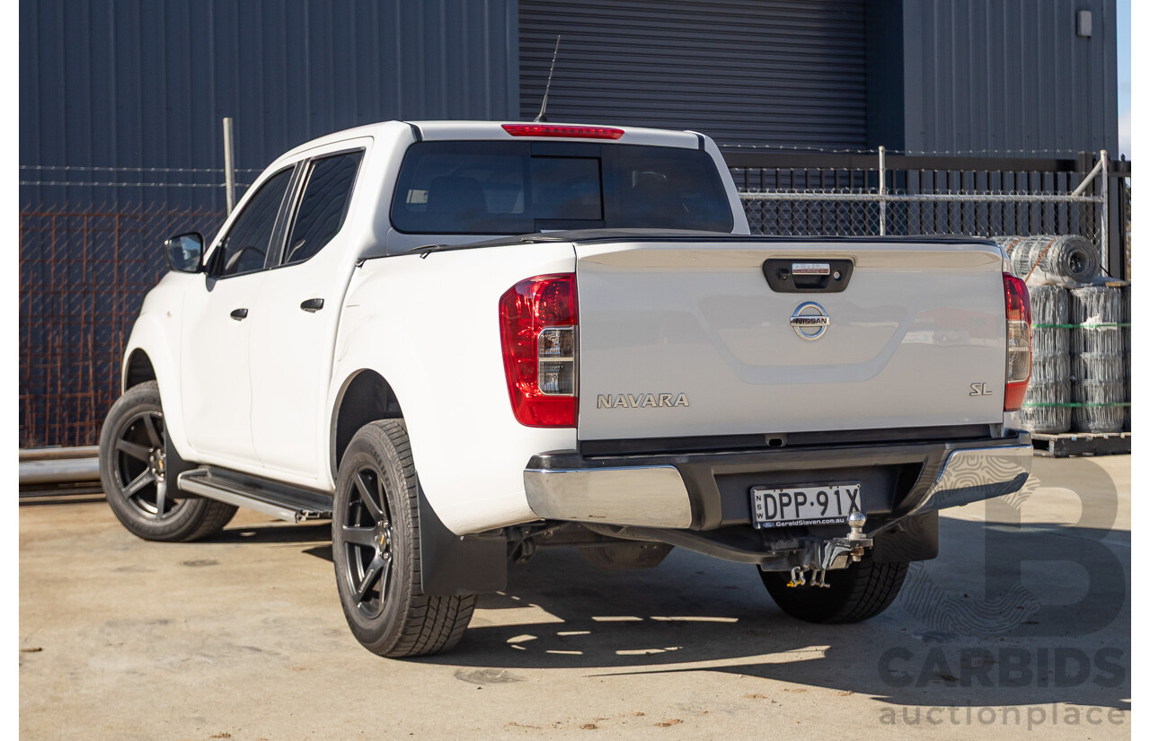 03/2017 Nissan Navara SL (4x4) D23 SERIES II Dual Cab Utility White Turbo Diesel 2.3L