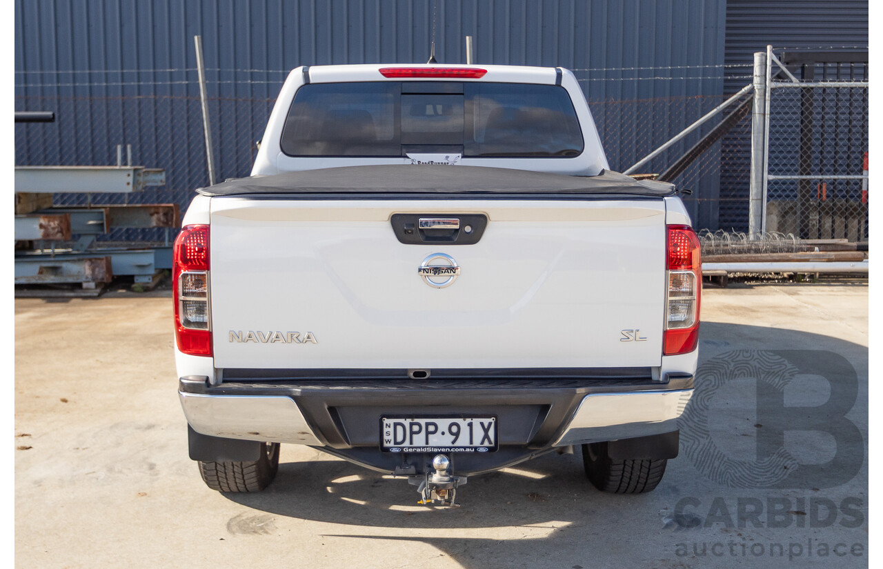 03/2017 Nissan Navara SL (4x4) D23 SERIES II Dual Cab Utility White Turbo Diesel 2.3L