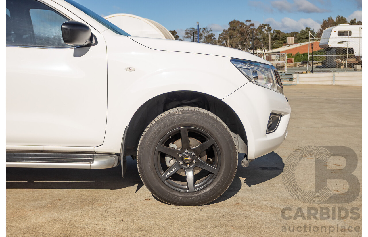 03/2017 Nissan Navara SL (4x4) D23 SERIES II Dual Cab Utility White Turbo Diesel 2.3L