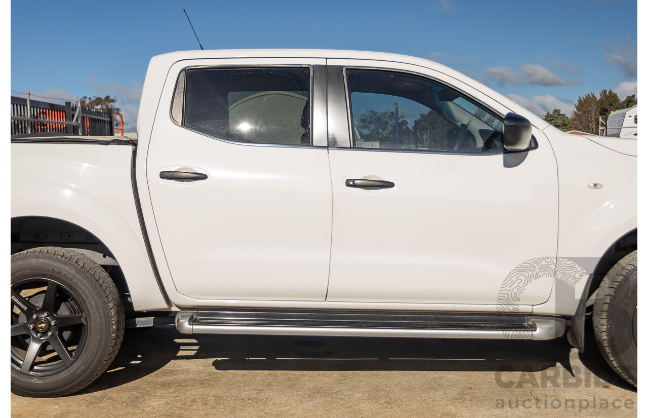 03/2017 Nissan Navara SL (4x4) D23 SERIES II Dual Cab Utility White Turbo Diesel 2.3L
