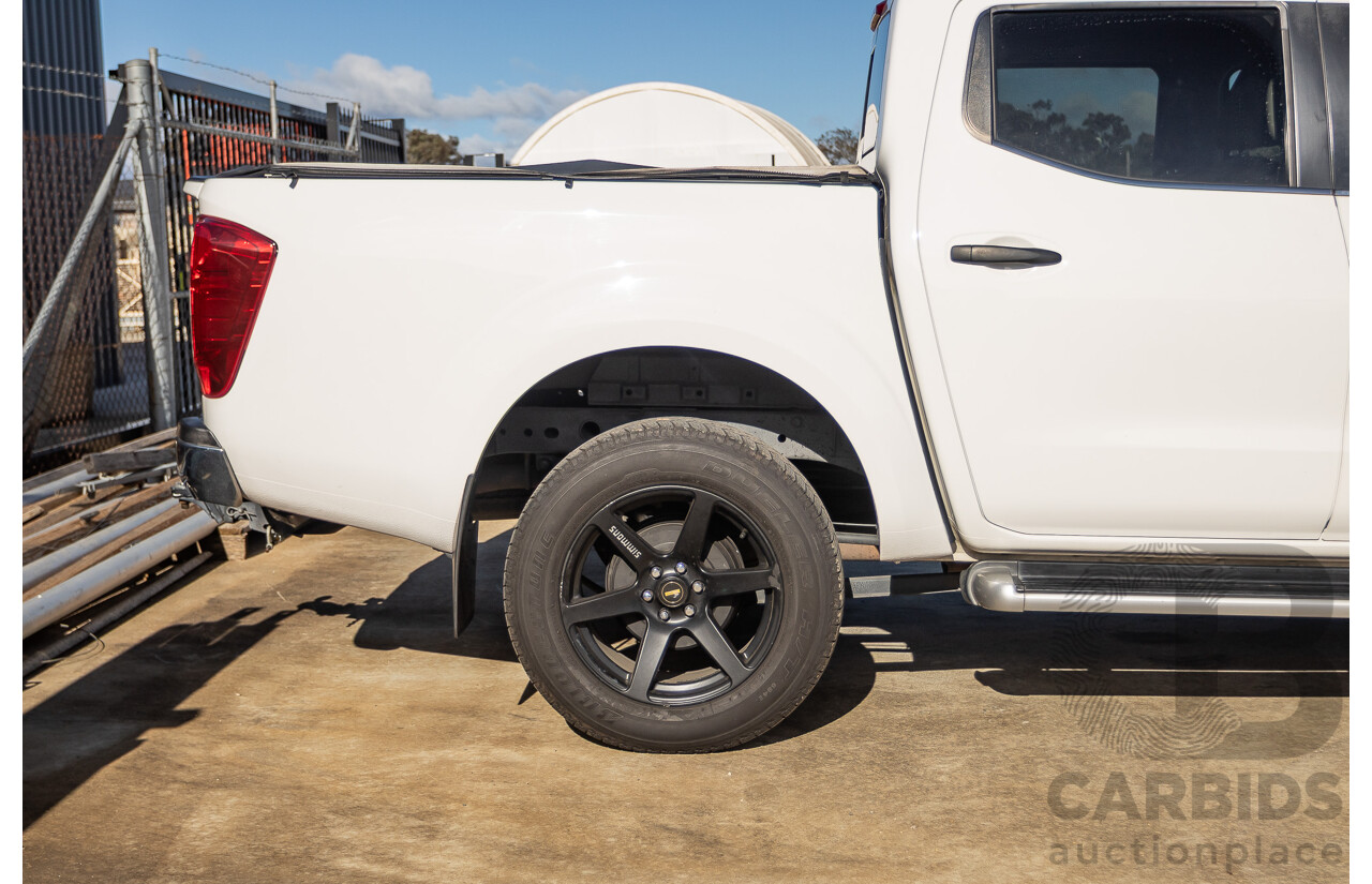 03/2017 Nissan Navara SL (4x4) D23 SERIES II Dual Cab Utility White Turbo Diesel 2.3L