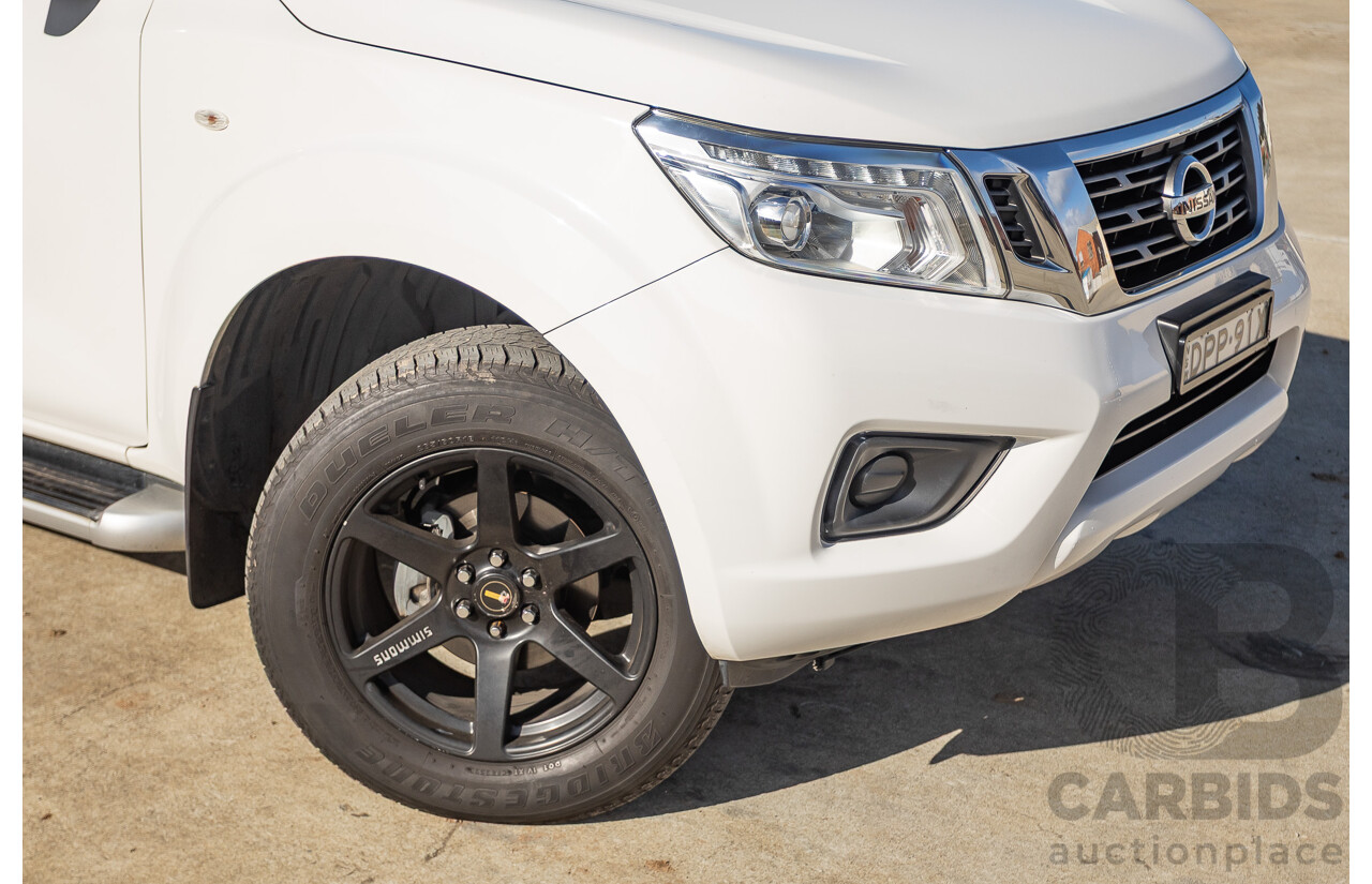 03/2017 Nissan Navara SL (4x4) D23 SERIES II Dual Cab Utility White Turbo Diesel 2.3L