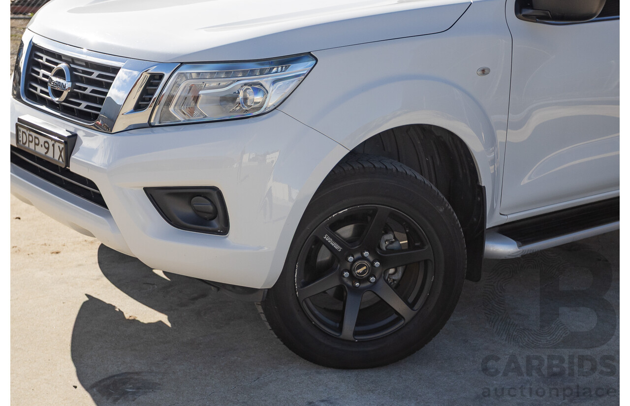 03/2017 Nissan Navara SL (4x4) D23 SERIES II Dual Cab Utility White Turbo Diesel 2.3L