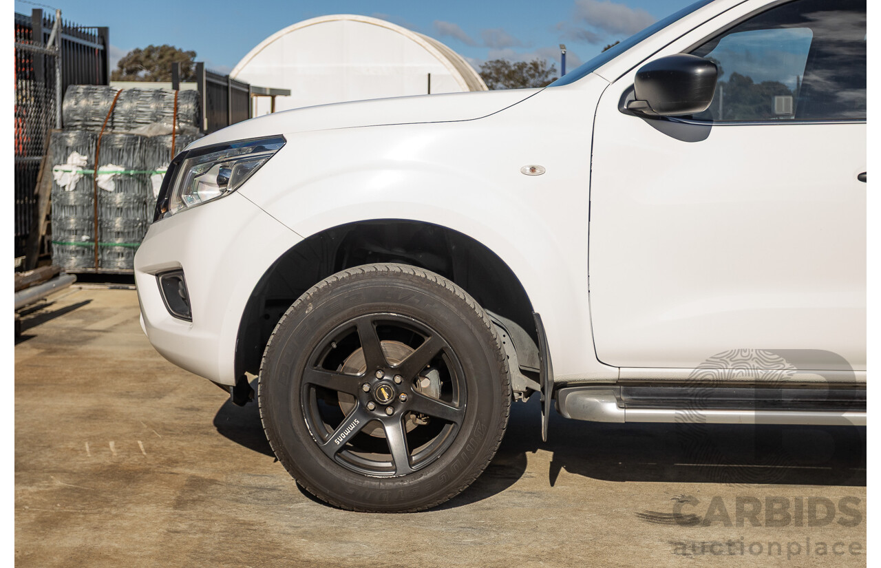 03/2017 Nissan Navara SL (4x4) D23 SERIES II Dual Cab Utility White Turbo Diesel 2.3L