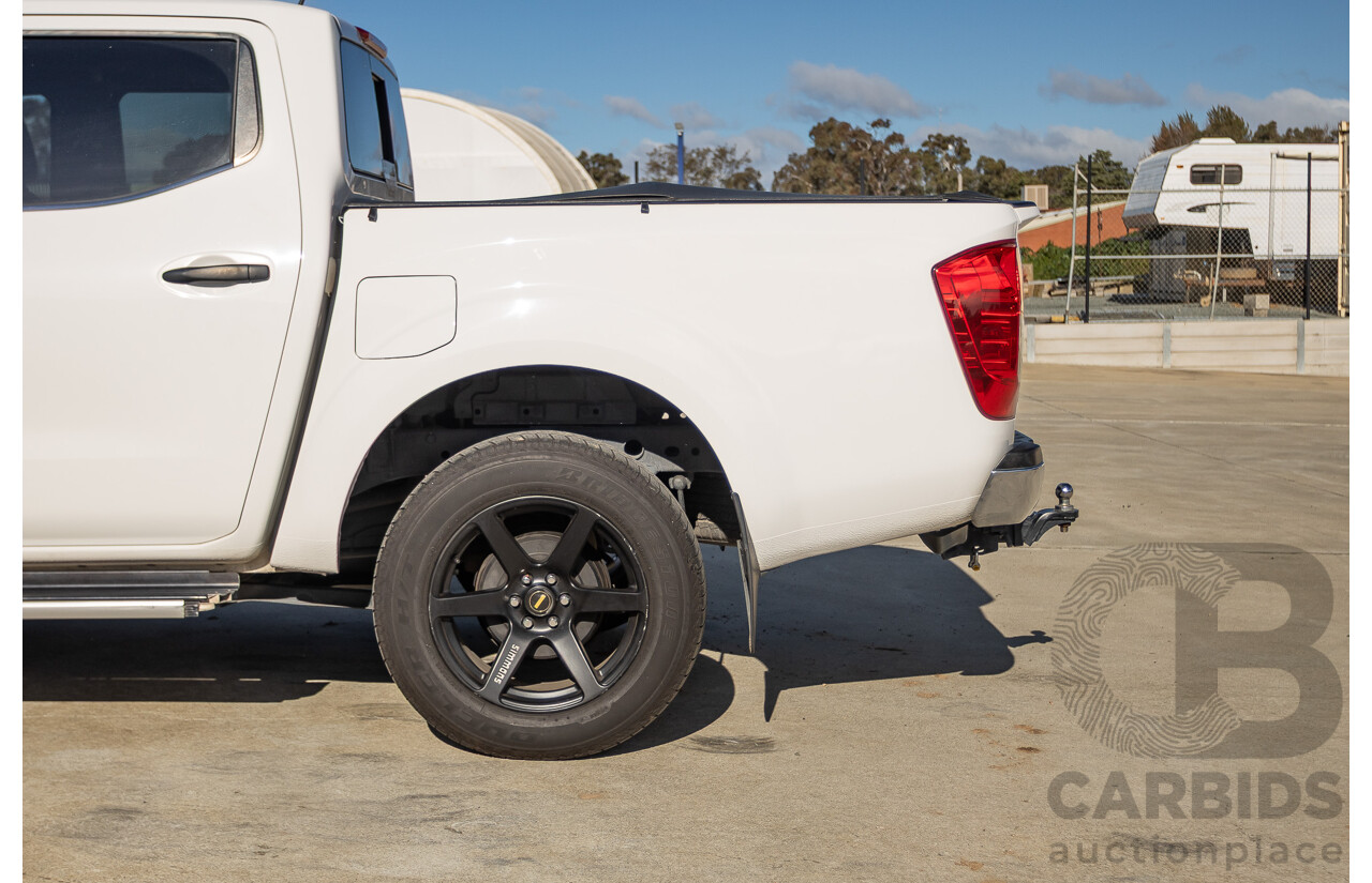 03/2017 Nissan Navara SL (4x4) D23 SERIES II Dual Cab Utility White Turbo Diesel 2.3L