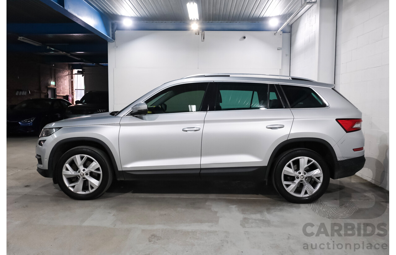 05/2018 Skoda Kodiaq 132 TSI (4x4) NS MY18.5 4d Wagon Silver 2.0L 7 Seater