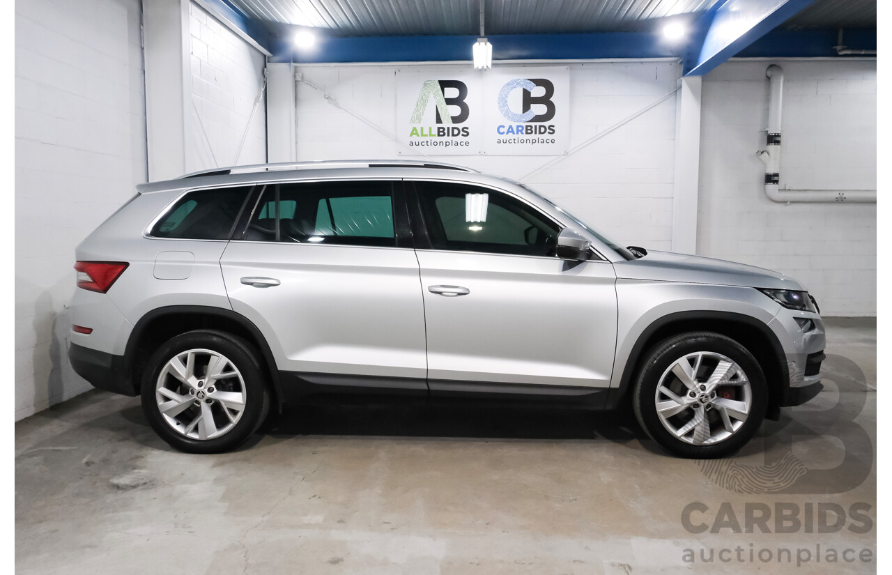 05/2018 Skoda Kodiaq 132 TSI (4x4) NS MY18.5 4d Wagon Silver 2.0L 7 Seater