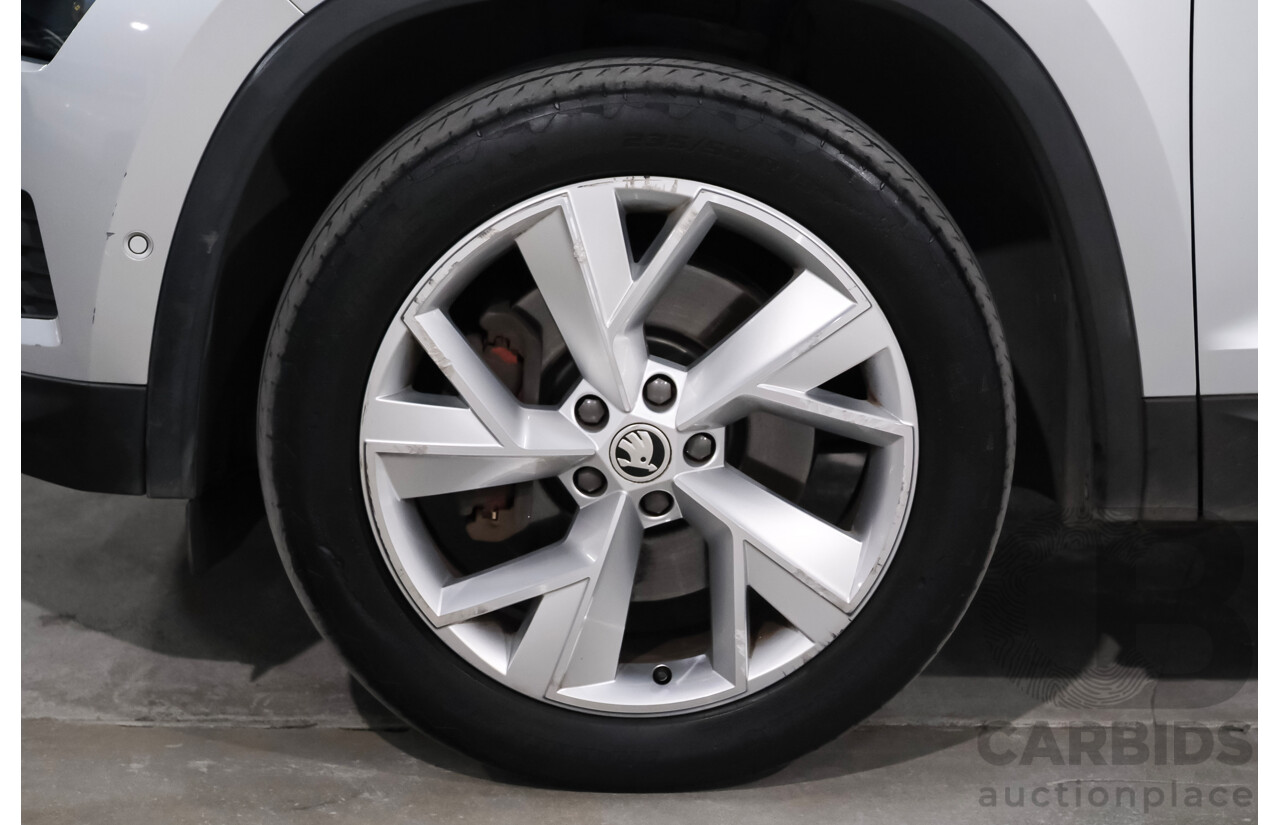 05/2018 Skoda Kodiaq 132 TSI (4x4) NS MY18.5 4d Wagon Silver 2.0L 7 Seater