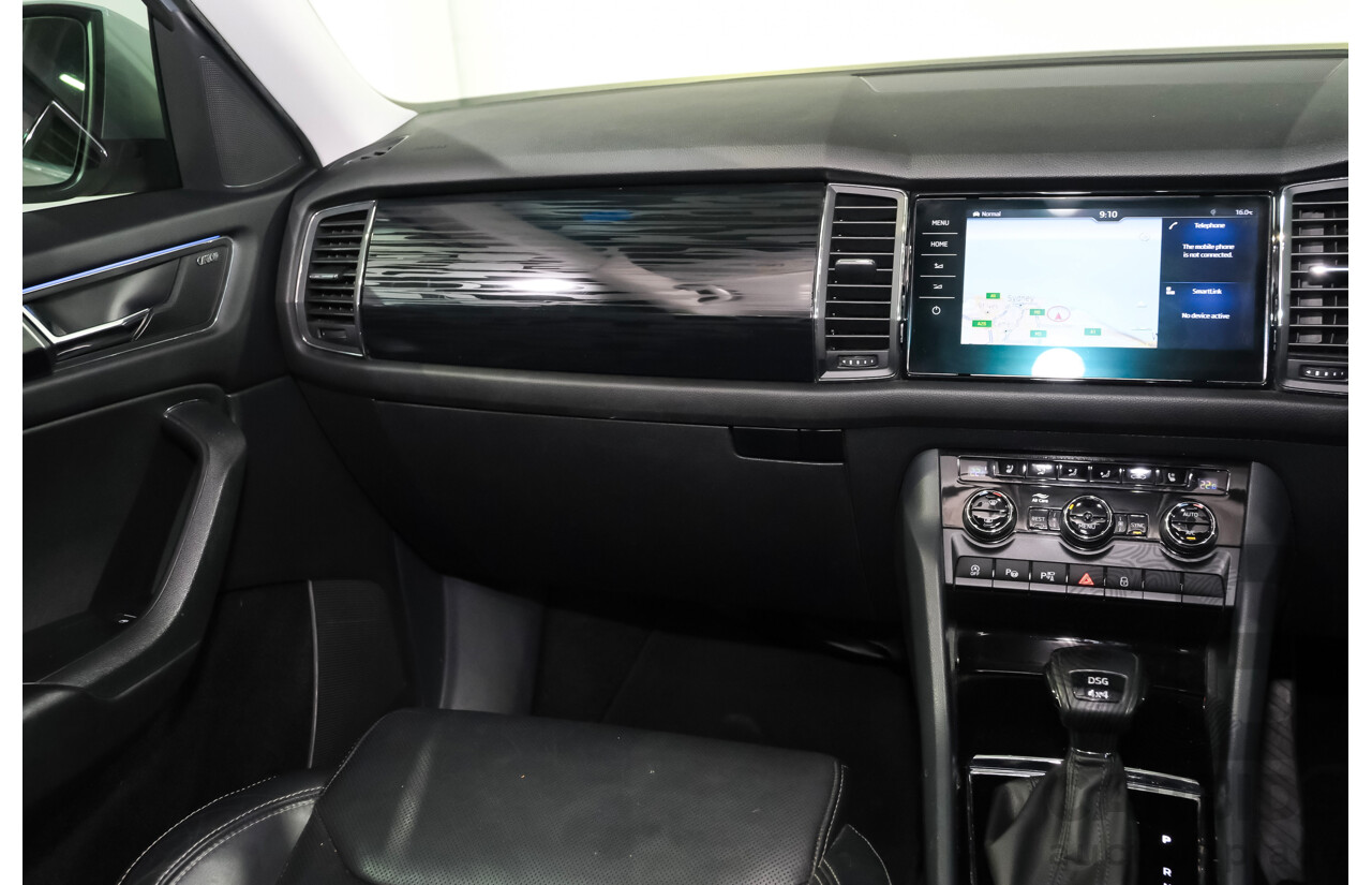 05/2018 Skoda Kodiaq 132 TSI (4x4) NS MY18.5 4d Wagon Silver 2.0L 7 Seater