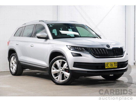 05/2018 Skoda Kodiaq 132 TSI (4x4) NS MY18.5 4d Wagon Silver 2.0L