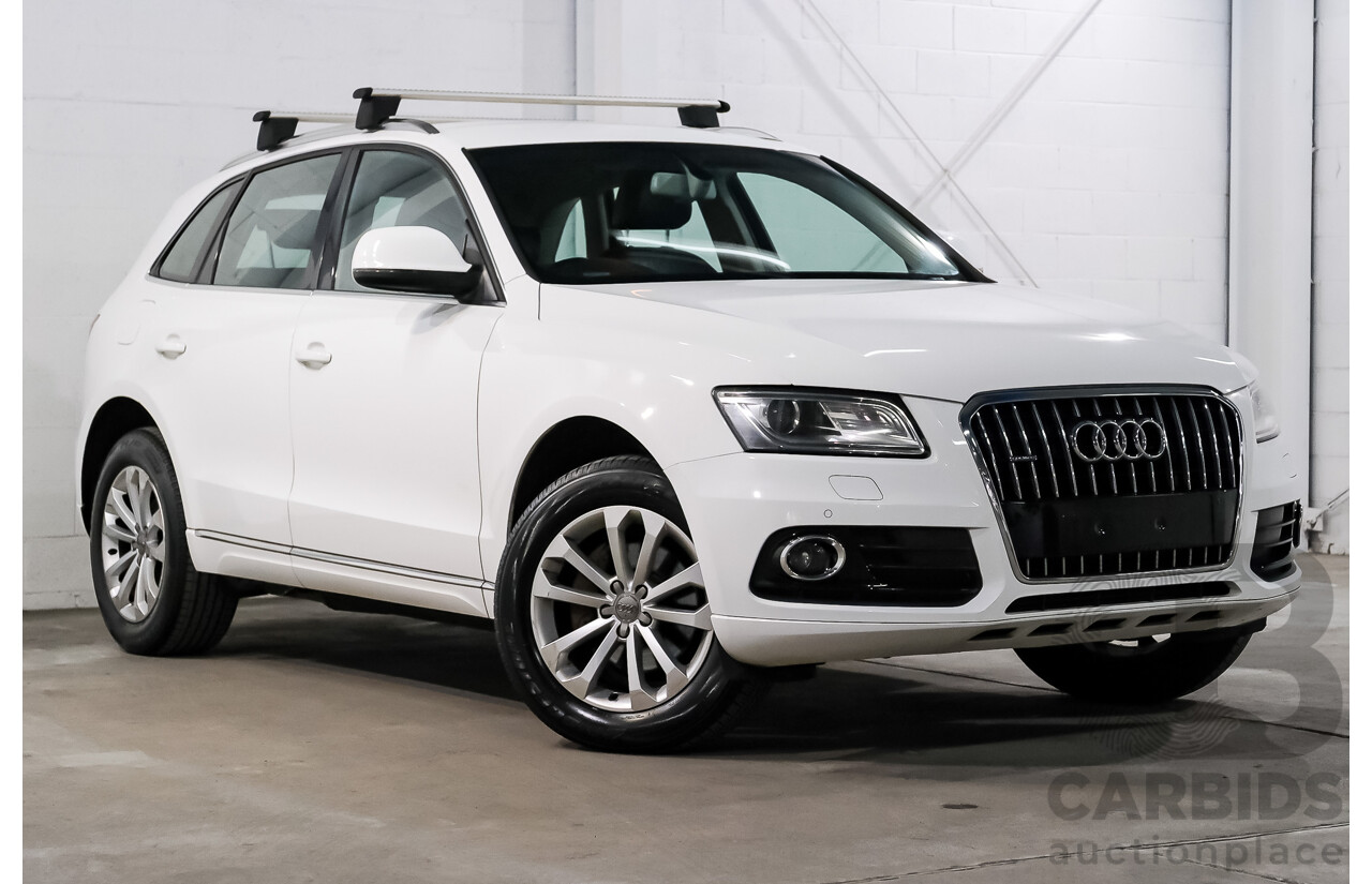 11/2013 Audi Q5 2.0 TFSI Quattro AWD 8R MY14 4d Wagon Ibis White Turbo 2.0L