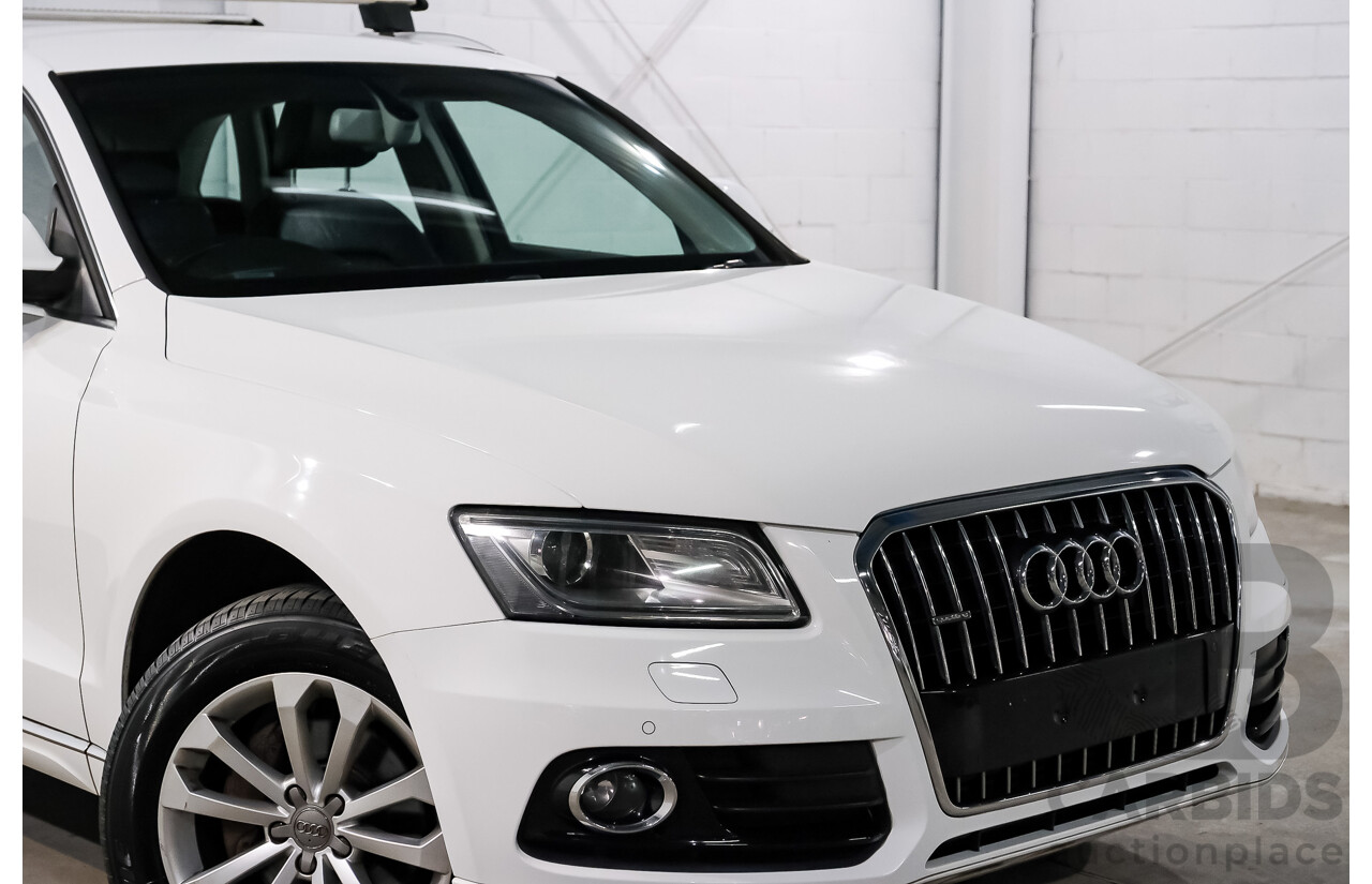 11/2013 Audi Q5 2.0 TFSI Quattro AWD 8R MY14 4d Wagon Ibis White Turbo 2.0L